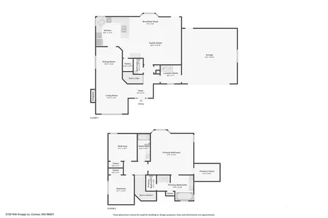 Floorplan - 3739 NW Knapp Ln, Camas, WA 98607 photo 1 of 1