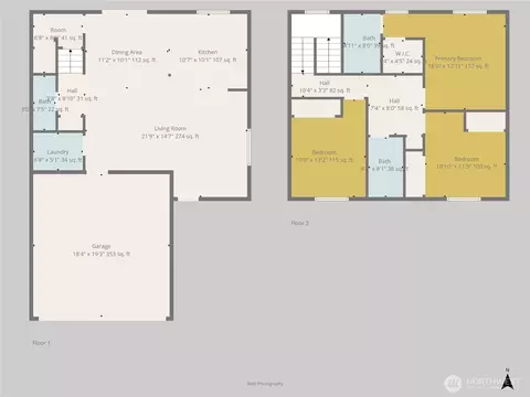 Floorplan - 8615 Stutz Dr, Pasco, WA 99301 photo 1 of 1