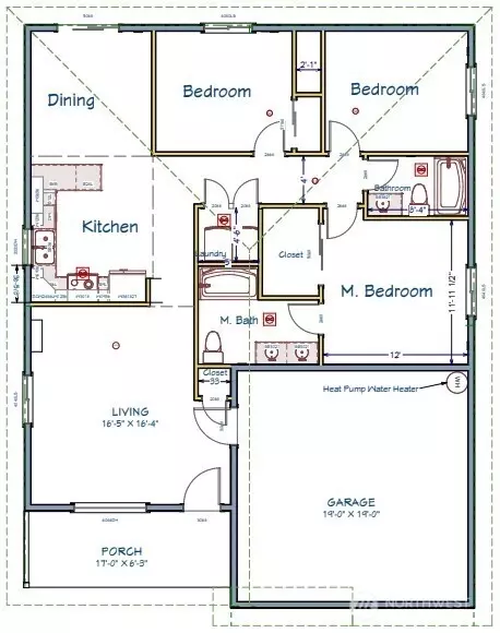 Floorplan - 6479 Watson Loop, Maple Falls, WA 98266 photo 1 of 1