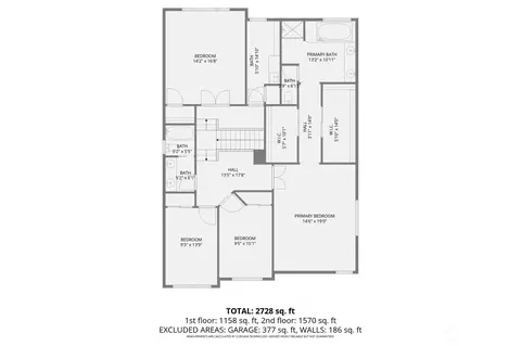 Floorplan - 16305 37th Dr SE, Bothell, WA 98012 photo 2 of 3