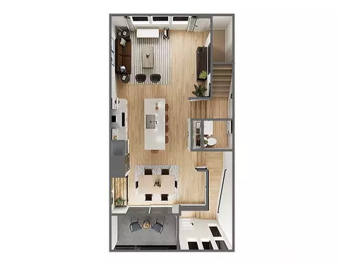 Floorplan - 18805 99th Ct NE #C, Bothell, WA 98011 photo 2 of 3