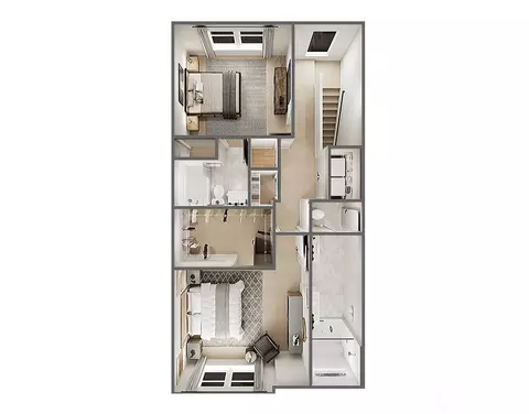Floorplan - 18805 99th Ct NE #C, Bothell, WA 98011 photo 3 of 3