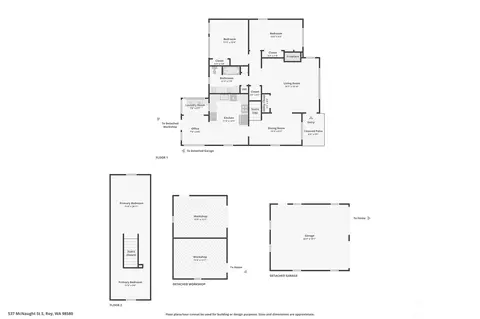 Floorplan - 537 Mcnaught Rd S, Roy, WA 98580 photo 1 of 1