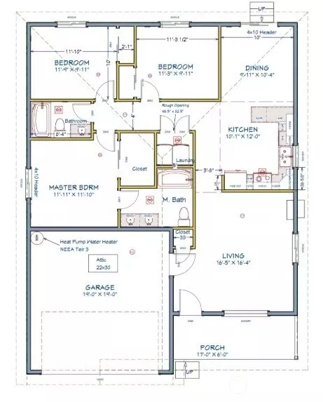Floorplan - 6494 Watson Loop, Maple Falls, WA 98266 photo 1 of 1