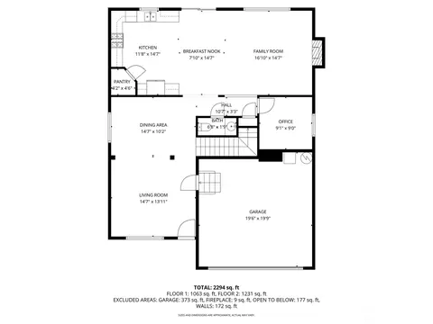 Floorplan - 105 202nd St SE, Bothell, WA 98012 photo 1 of 2