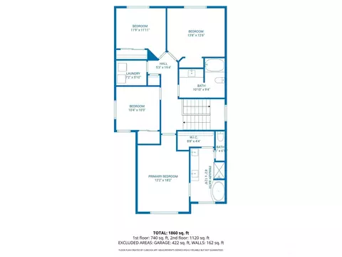 Floorplan - 1605 Riddell Ave NE, Orting, WA 98360 photo 2 of 3