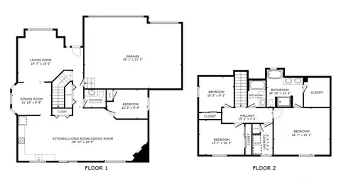 Floorplan - 19320 74th Ave E, Spanaway, WA 98387 photo 1 of 1