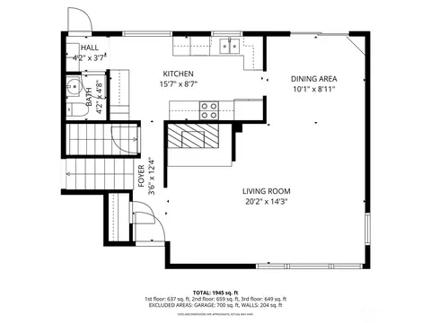 Floorplan - 128 Alpha Dr, Longview, WA 98632 photo 2 of 4