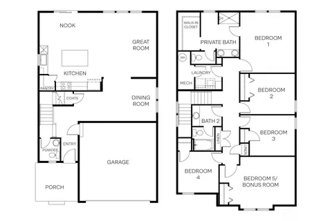 Floorplan - 205 Cremini Loop SE #52, Lacey, WA 98513 photo 1 of 1