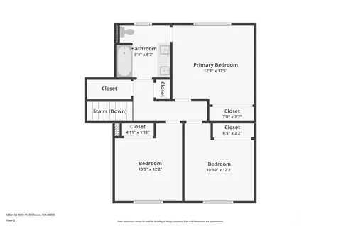 Floorplan - 12224 SE 60th Pl, Bellevue, WA 98006 photo 4 of 4