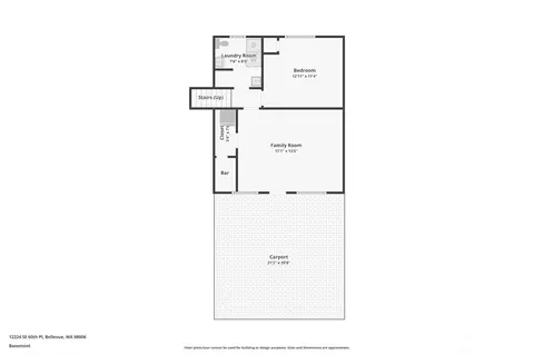 Floorplan - 12224 SE 60th Pl, Bellevue, WA 98006 photo 1 of 4