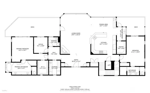 Floorplan - 2155 Deer Harbor Rd, Eastsound, WA 98245 photo 1 of 3