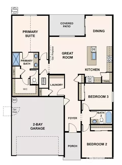 Floorplan - 117 Willowbrook Dr, Chehalis, WA 98532 photo 1 of 1