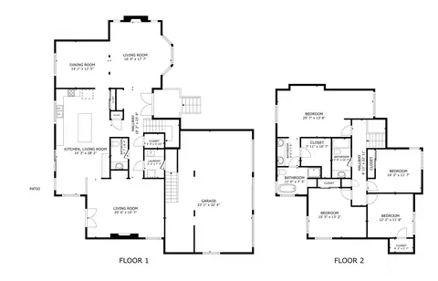 Floorplan - 1127 141st St SE, Mill Creek, WA 98012 photo 1 of 1