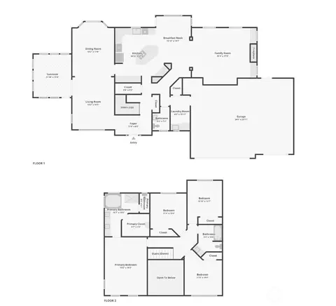 Floorplan - 14808 172nd St E, Orting, WA 98360 photo 1 of 1
