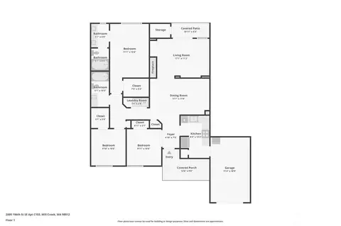 Floorplan - 2009 196th St SE #C103, Bothell, WA 98012 photo 1 of 1