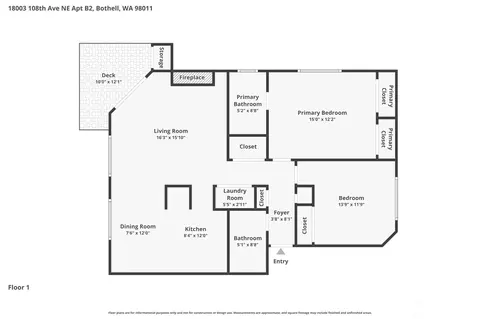 Floorplan - 18003 108th Ave NE #B2, Bothell, WA 98011 photo 1 of 1