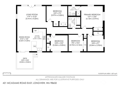 Floorplan - 421 Mcadams Rd E, Longview, WA 98632 photo 1 of 1