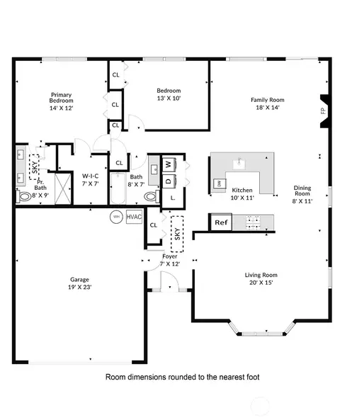 Floorplan - 19424 2nd Dr SE #B, Bothell, WA 98012 photo 1 of 1