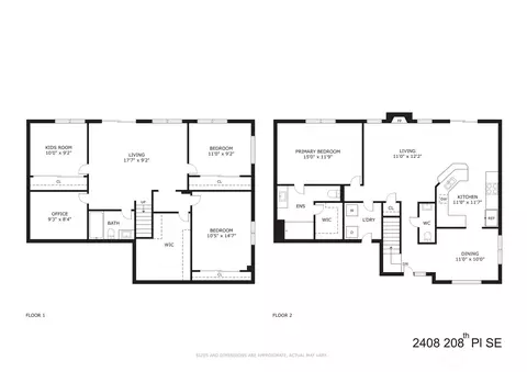 Floorplan - 2408 208th Pl SE, Bothell, WA 98021 photo 1 of 1