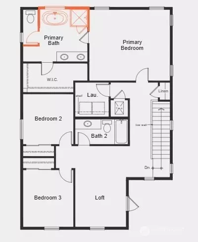 Floorplan - 23962 36th Ave SE #4, Bothell, WA 98021 photo 2 of 3
