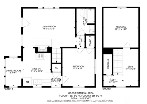 Floorplan - 2209 21st St, Everett, WA 98201 photo 1 of 1