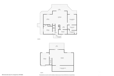 Floorplan - 390 Emerald Lake Dr E, Grapeview, WA 98546 photo 1 of 1