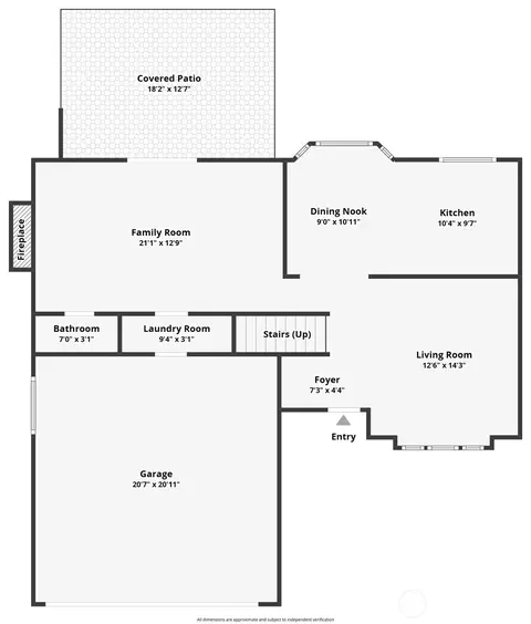 Floorplan - 20208 87th Ave E, Spanaway, WA 98387 photo 1 of 2