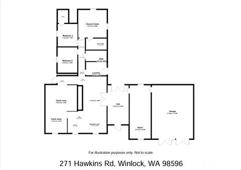 Floorplan - 271 Hawkins Rd, Winlock, WA 98596 photo 1 of 1