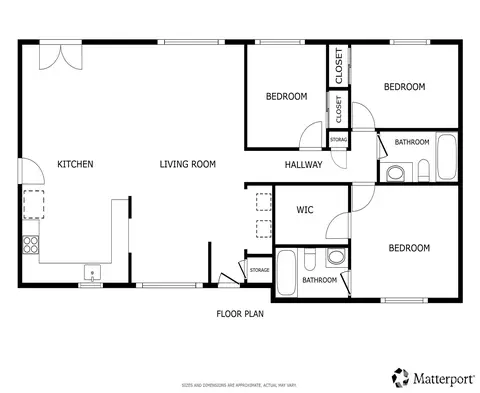 Floorplan - 2422 73rd St SE, Everett, WA 98203 photo 1 of 1