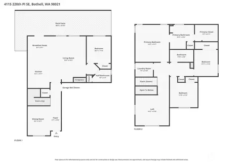 Floorplan - 4115 228th Pl SE, Bothell, WA 98021 photo 1 of 1