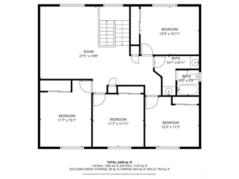 Floorplan - 140 Garrett Loop, Chehalis, WA 98532 photo 2 of 2