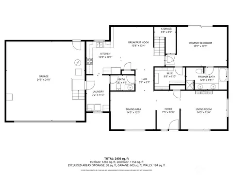 Floorplan - 140 Garrett Loop, Chehalis, WA 98532 photo 1 of 2