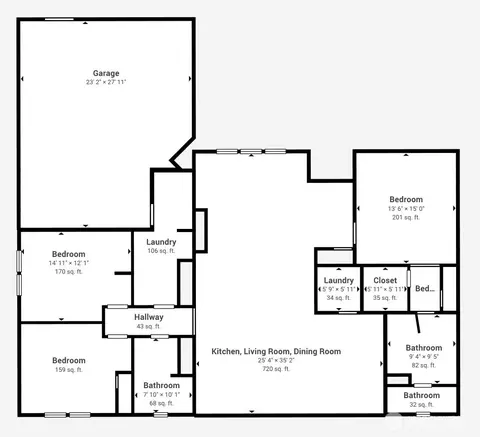 Floorplan - 11 Dover Ln, Sequim, WA 98382 photo 1 of 1