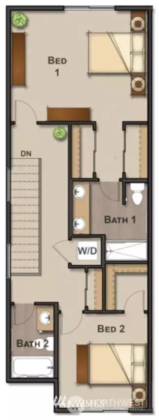 Floorplan - 13117 3rd Ave SE #J2, Everett, WA 98208 photo 3 of 3