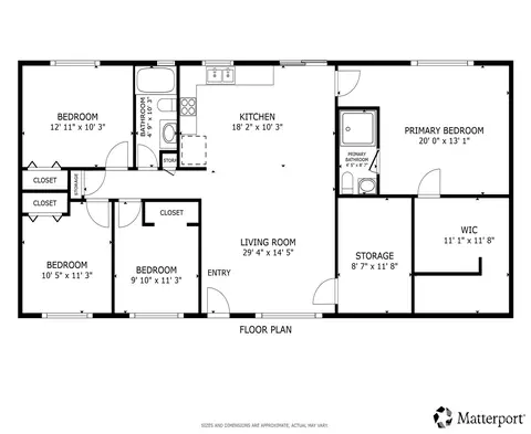 Floorplan - 13014 4th Dr SE, Everett, WA 98208 photo 1 of 1