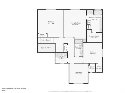 Floorplan - 20531 193rd Avenue Ct E, Orting, WA 98360 photo 2 of 2