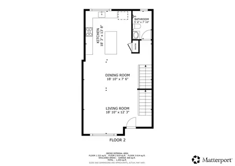 Floorplan - 18412 96th Dr NE #B, Bothell, WA 98011 photo 3 of 4