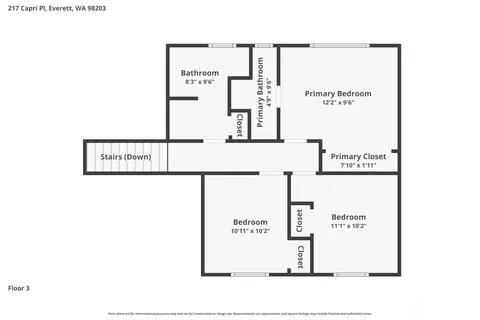 Floorplan - 217 Capri Pl, Everett, WA 98203 photo 4 of 4