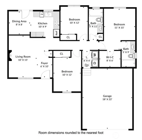 Floorplan - 311 Orting Ave NW, Orting, WA 98360 photo 1 of 1