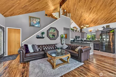 Living - 2851 E Mason Lake Dr E, Grapeview, WA 98546 photo 2 of 4