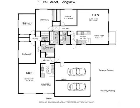 Floorplan - 1 Teal St, Longview, WA 98632 photo 1 of 1