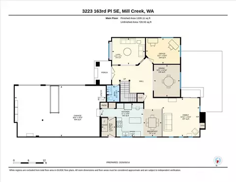 Floorplan - 3223 163rd Pl SE, Mill Creek, WA 98012 photo 1 of 2
