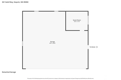 Floorplan - 361 Salal Way, Sequim, WA 98382 photo 2 of 2