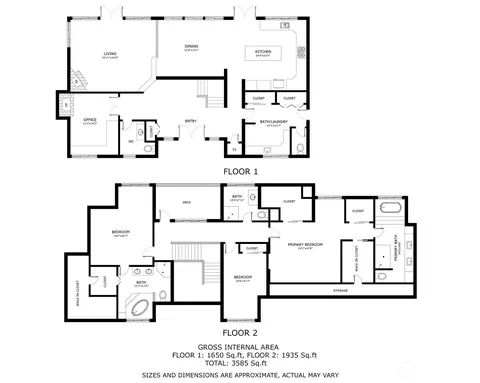 Floorplan - 4911 Harbor Ln, Everett, WA 98203 photo 1 of 3
