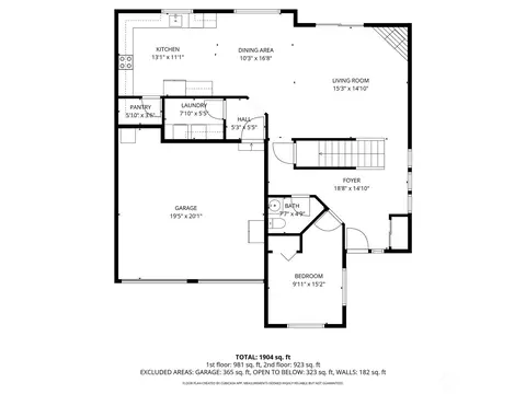 Floorplan - 7249 Radius Loop SE, Lacey, WA 98513 photo 1 of 3