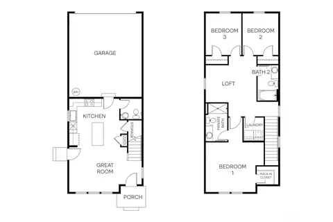 Floorplan - 498 Cremini Loop SE #75, Lacey, WA 98513 photo 1 of 1