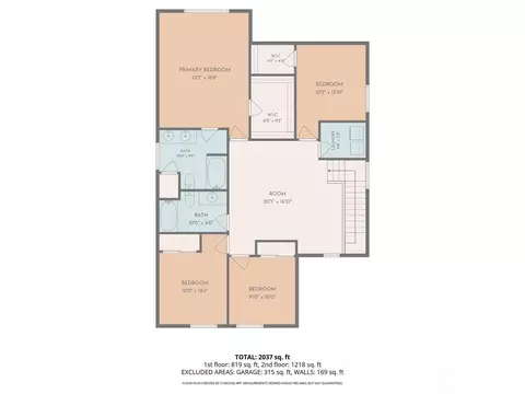 Floorplan - 205 Roberts St NE, Orting, WA 98360 photo 2 of 3