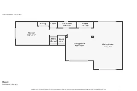 Floorplan - 3727 E St, Tacoma, WA 98404 photo 2 of 3