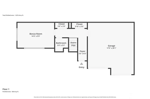 Floorplan - 3727 E St, Tacoma, WA 98404 photo 1 of 3